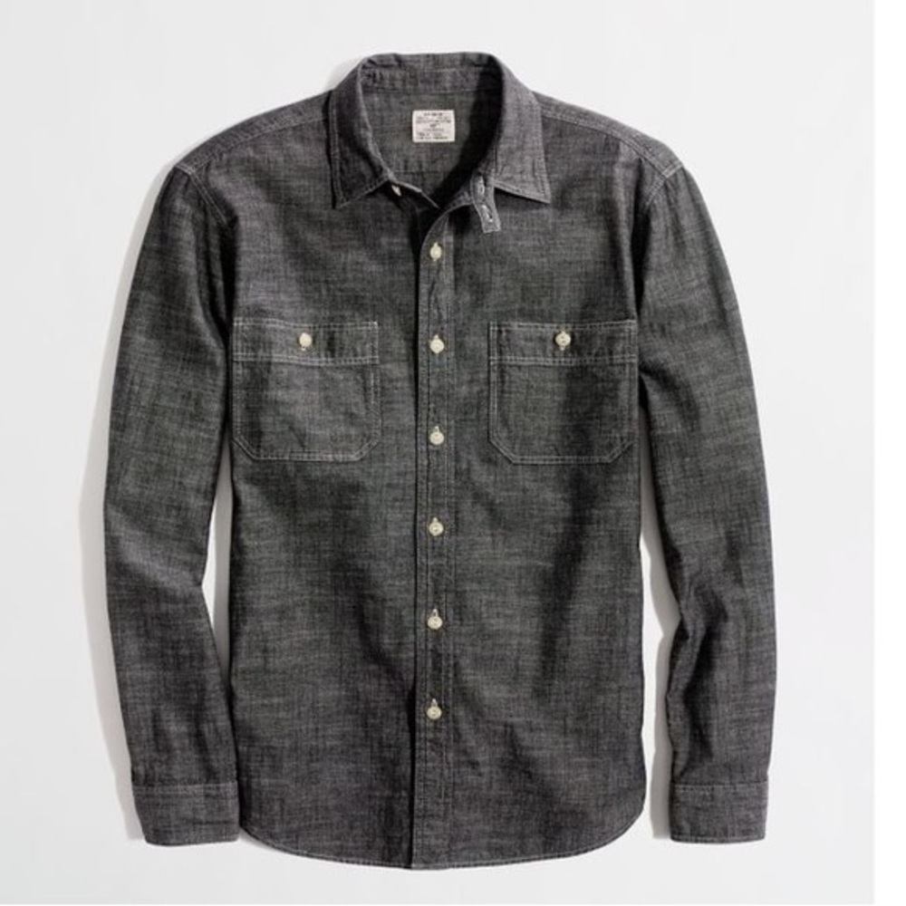 J. Crew Factory Chambray Work Shirt